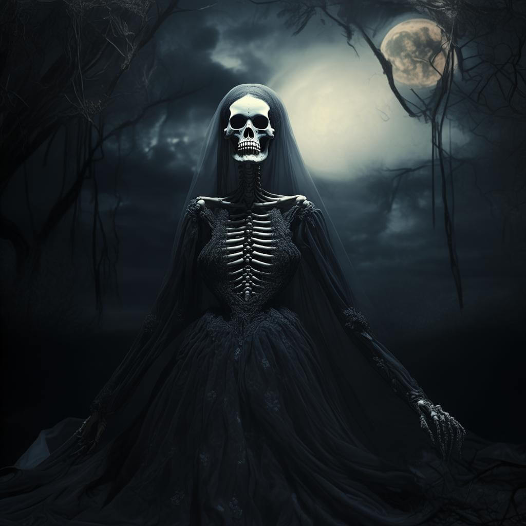 Ghost drawing step 4 example